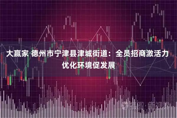 大赢家 德州市宁津县津城街道：全员招商激活力 优化环境促发展